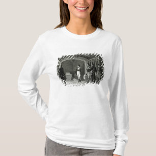 Napoleon som mediterar för graven t-shirt