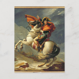 Napoleon som passerade Alpernorna den 20 maj 1800 Vykort