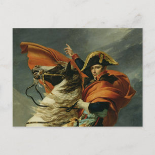 Napoleon som passerar Alpernorna 2 Vykort