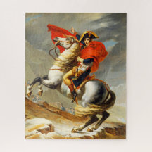 Napoleon som passerar Alpernorna Jacques Louis Dav