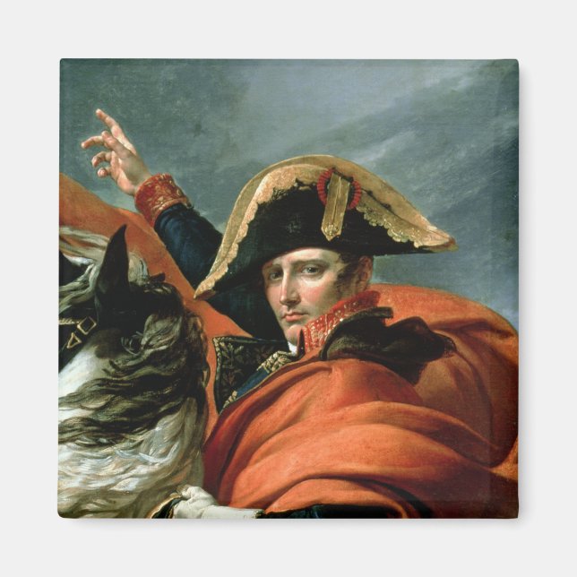 Napoleon som passerar Alpernorna Magnet (Framsidan)
