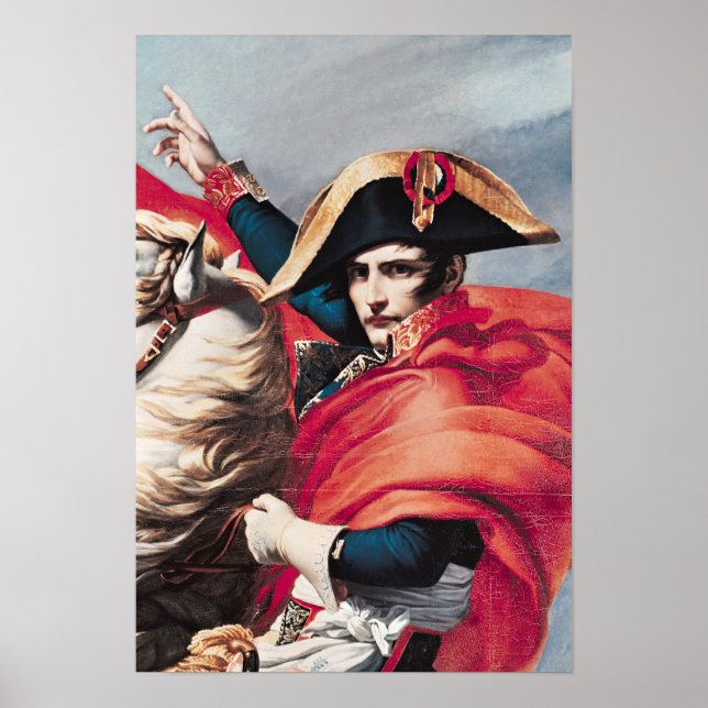 Napoleon som passerar Alpernorna Poster (Framsidan)