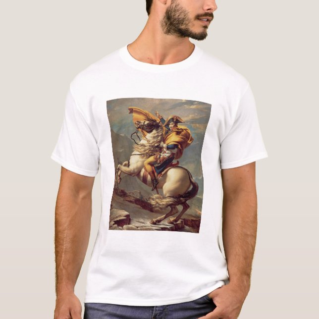 Napoleon som passerar Alpernorna T Shirt (Framsida)