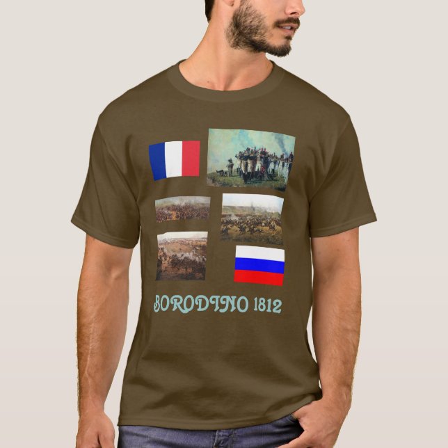 Napoleon strid av Borodino T-shirt (Framsida)