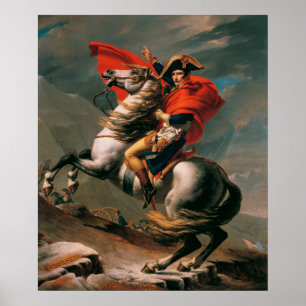 Napoleon vid St. Bernard Pass Poster