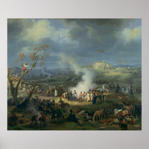 Napoleon Visiting a Bivouac Poster