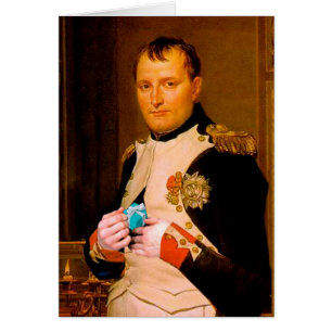 Napoleonic komplex hälsningskort