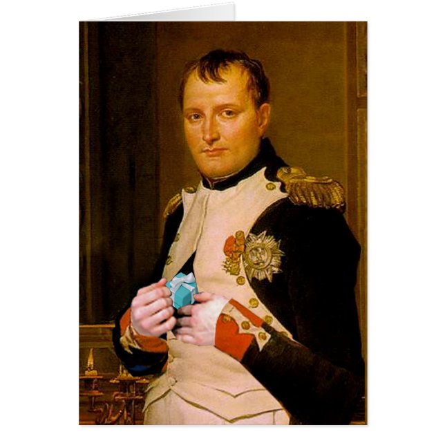 Napoleonic komplex hälsningskort (Framsidan)