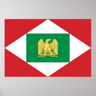 Napoleonic kungarike av italien, italienflagga poster