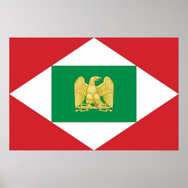 Napoleoniska kungariket Italien, Italien flagga Poster (Framsidan)