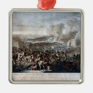 Napoleons flyg från striden av Waterloo Julgransprydnad Metall