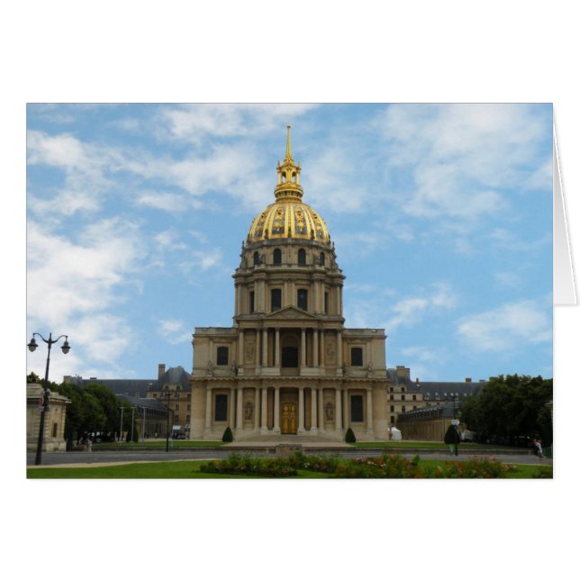 Napoleons Grav Hälsningskort (Framsidan Horizontal)