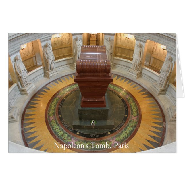 Napoleons Grav, Paris Hälsningskort (Framsidan Horizontal)