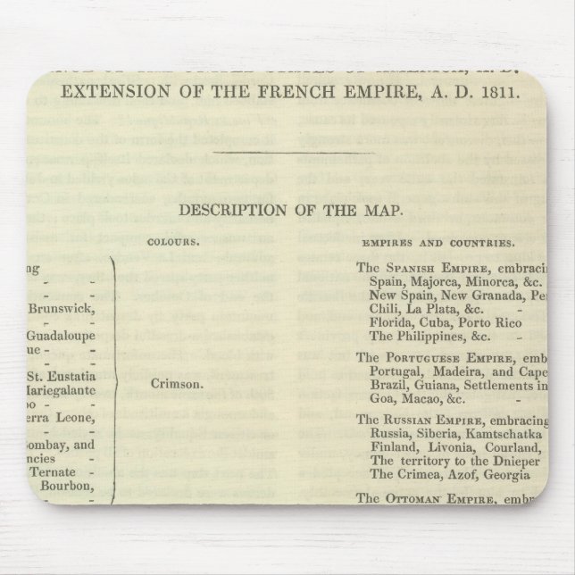 Napoleons imperium Bonaparte 1811 AD 2 Musmatta (Framsidan)