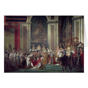 Napoleons invigning och Josephines Hälsningskort