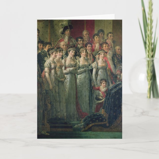 Napoleons invigning och Josephines Kort (Framsida)