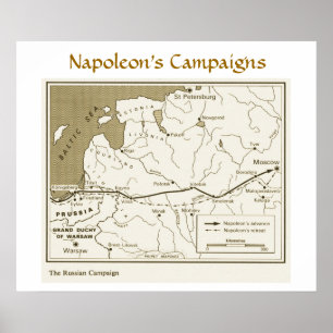 Napoleons kampanjer, rysk kampanj poster