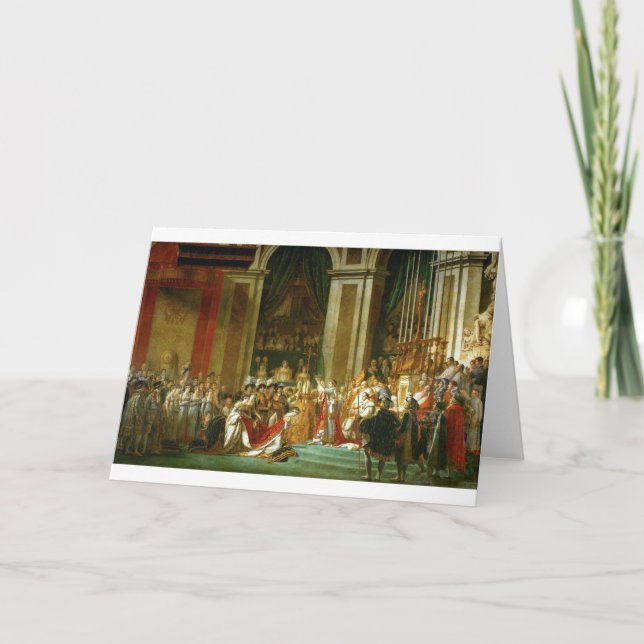 Napoleons kongress, Jacques-Louis David Kort (Framsida)