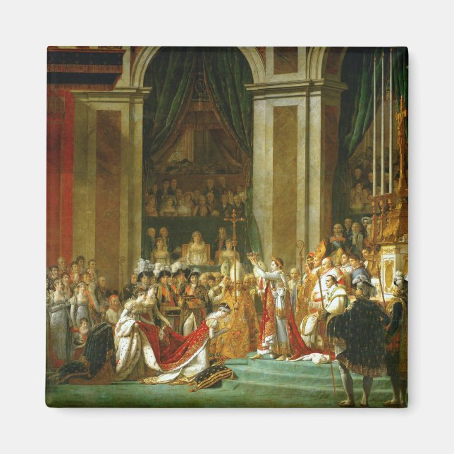 Napoleons kongress, Jacques-Louis David Magnet (Framsidan)