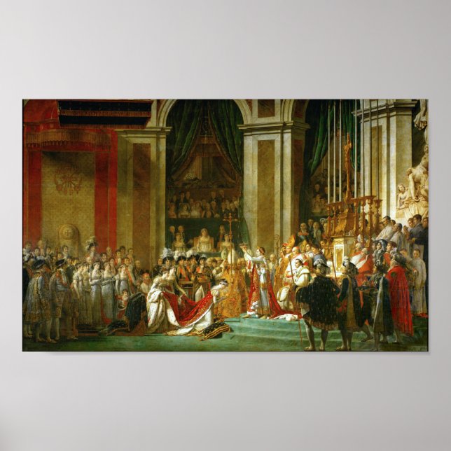 Napoleons kongress, Jacques-Louis David Poster (Framsidan)