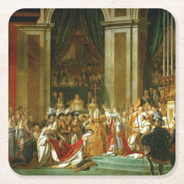 Napoleons kongress, Jacques-Louis David Underlägg Papper Kvadrat (Framsidan)