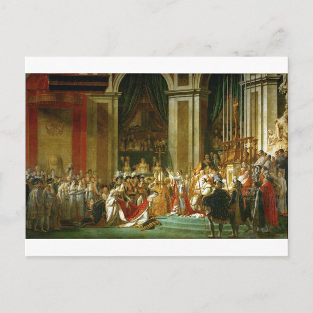 Napoleons kongress, Jacques-Louis David Vykort (Framsida)