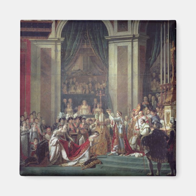 Napoleons konsekration och Josephine's Magnet (Framsidan)
