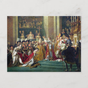 Napoleons konsekration och Josephine's Vykort