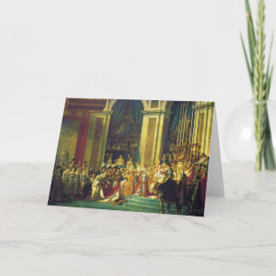Napoleons koronation av Jacques Louis David Kort