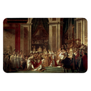 Napoleons koronation av Jacques-Louis David Magnet