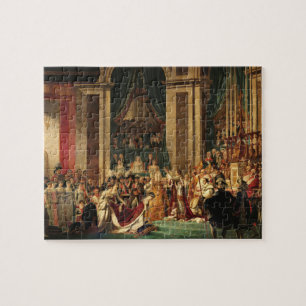 Napoleons koronation av Jacques-Louis David Pussel