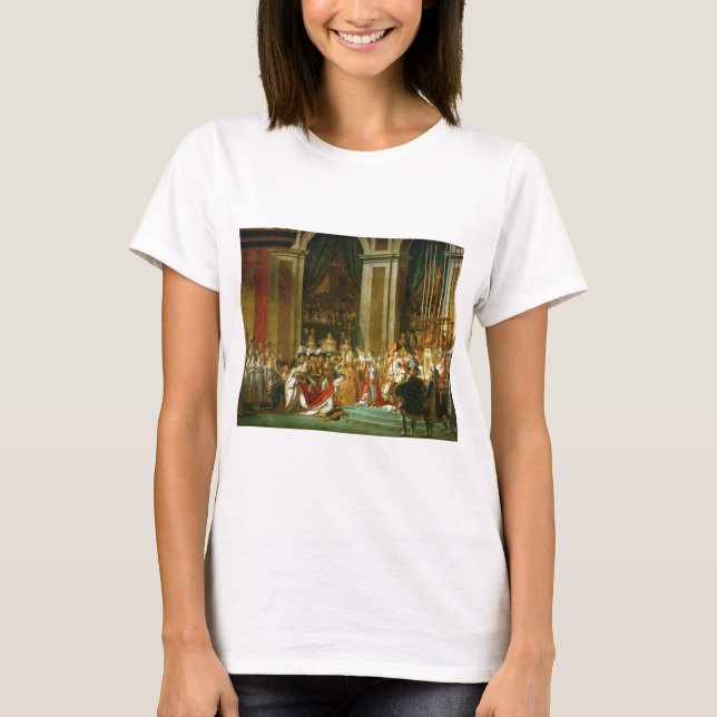 Napoleons kröning, Jacques-Louis David T Shirt (Framsida)