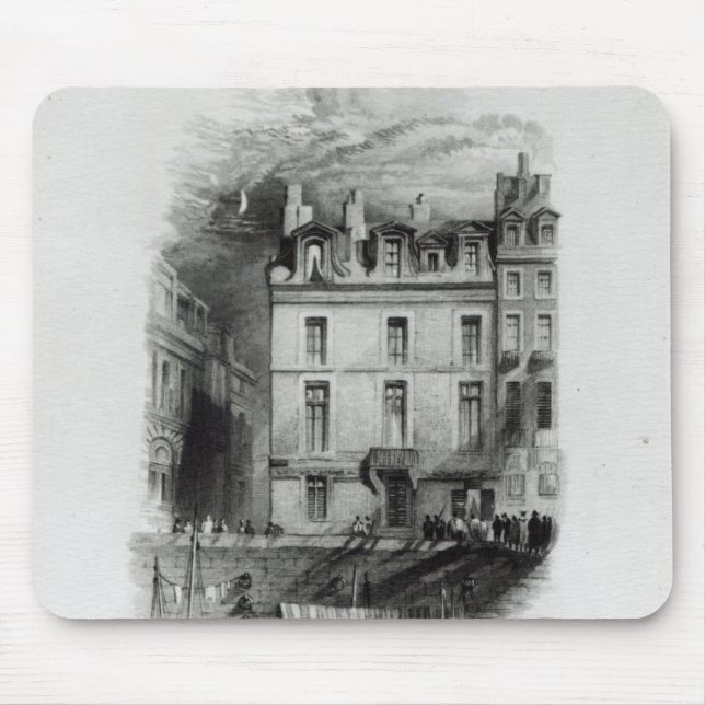 Napoleons logi på Quaien Conti, 1834-36 Musmatta (Framsidan)