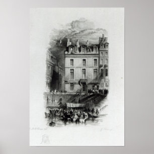 Napoleons logi på Quaien Conti, 1834-36 Poster