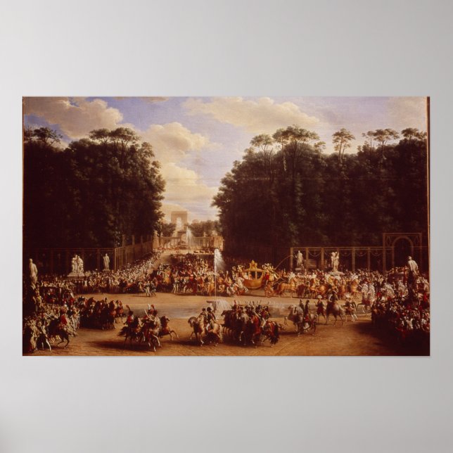 Napoleons och Marie-Louise:s inträde Poster (Framsidan)