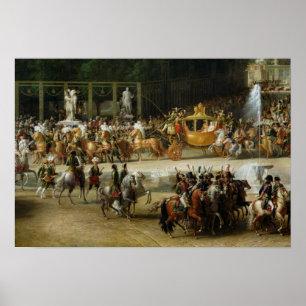 Napoleons och Marie-Louise:s inträde Poster