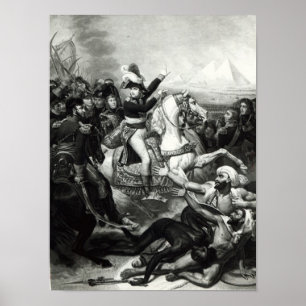 Napoleons porträtt som erövrande hjälte poster