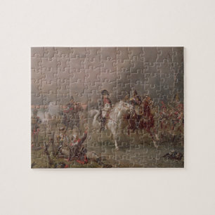 Napoleons reträtt (olja på kanfas) pussel