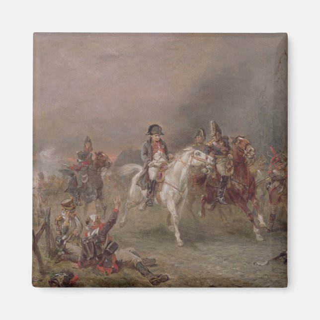 Napoleons Retreat (olja på canvas) Magnet (Framsidan)