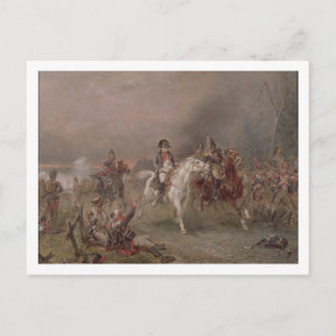 Napoleons Retreat (olja på canvas) Vykort