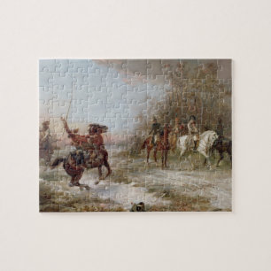 Napoleons risk på Brienne-le-Chateauen, c.1891 (o Pussel
