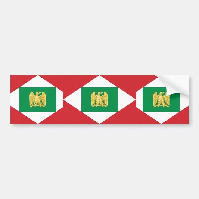 Napoleonska kungariket Italien, Italiens flagga Bildekal (Framsidan)