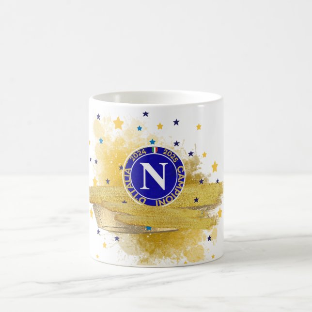 Napoli Campione d'Ialia 2025 Kaffemugg (Center)