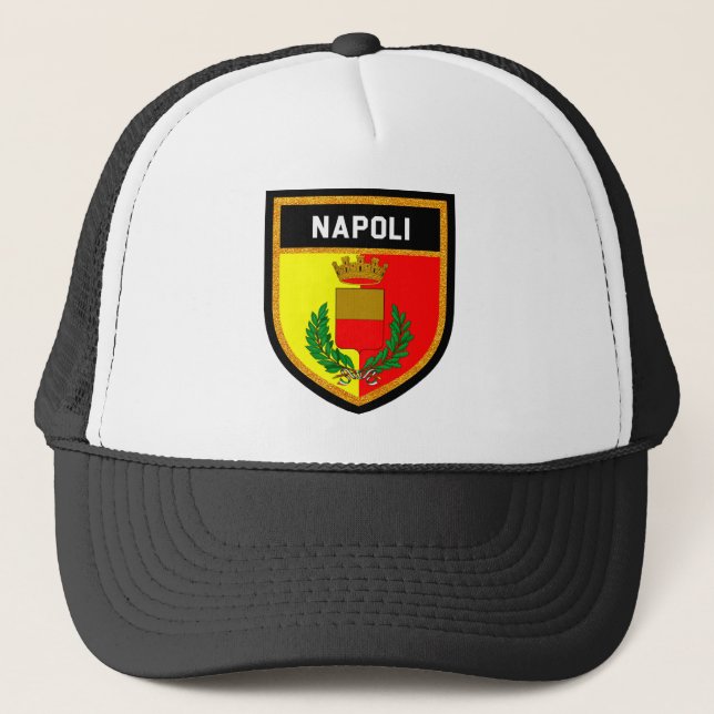 Napoli Flagga Truckerkeps (Framsida)