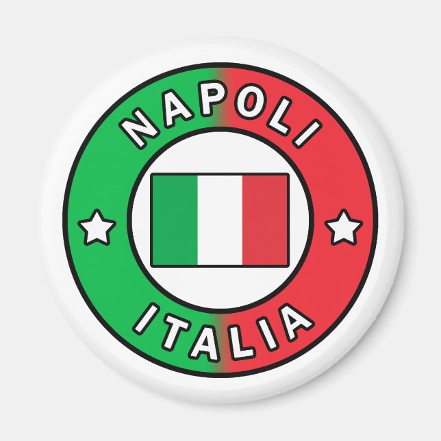 Napoli Italia Magnet (Framsidan)