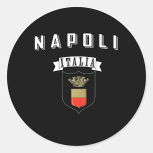 Napoli Italia Neapel Italien Runt Klistermärke