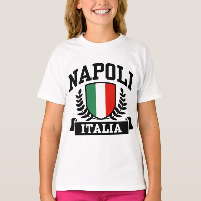 Napoli Italia Tee Shirt (Framsida)