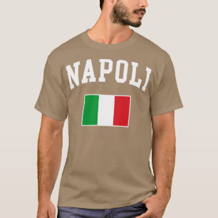Napoli Italien Flagga Italia Italiano T Shirt