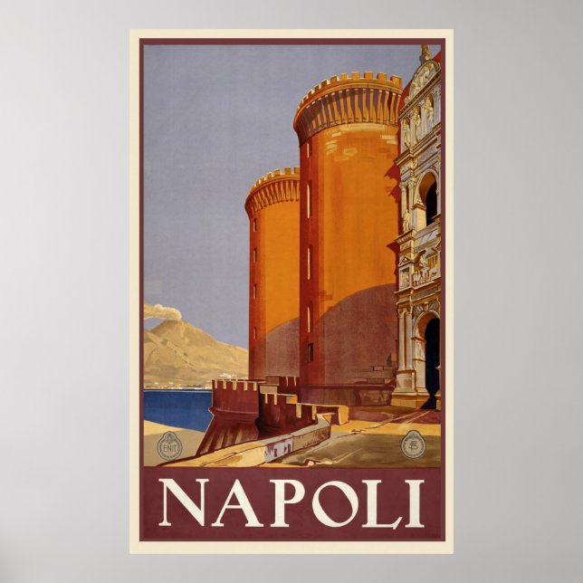 Napoli Italien Poster (Framsidan)