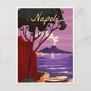 Napoli, Italien Vintage resor naples italian europ Vykort